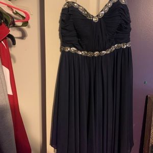 Blue Homecoming dress